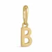 letter b hanger in 9 karaat goud