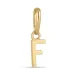 letter f hanger in 9 karaat goud