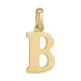 letter b hanger in 9 karaat goud