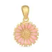 margriet pink hanger in verguld sterlingzilver - Marie