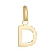 letter d hanger in 8 karaat goud