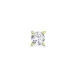 1 x 0,11 ct diamant solitaire oorbel in 14 karaat goud met diamant 