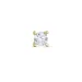 1 x 0,07 ct diamant solitaire oorbel in 14 karaat goud met diamant 