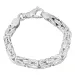 Koning armband in zilver 18,5 cm x 6,8 mm