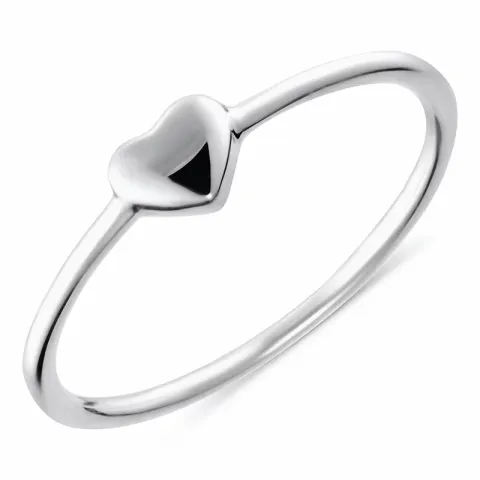 verzamelmonster Simple Rings hart ring in zilver