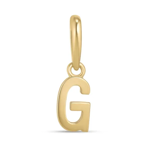 letter g hanger in 9 karaat goud