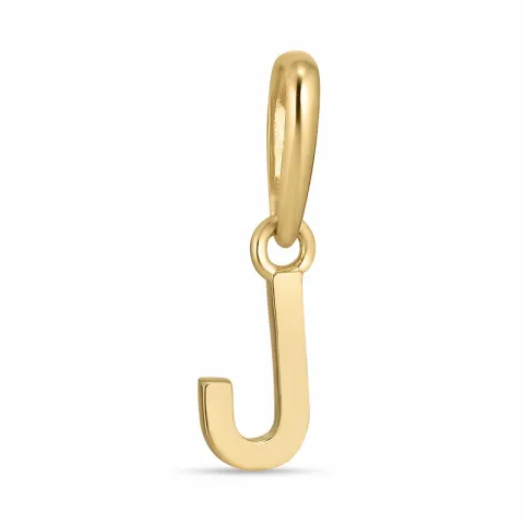 letter j hanger in 9 karaat goud