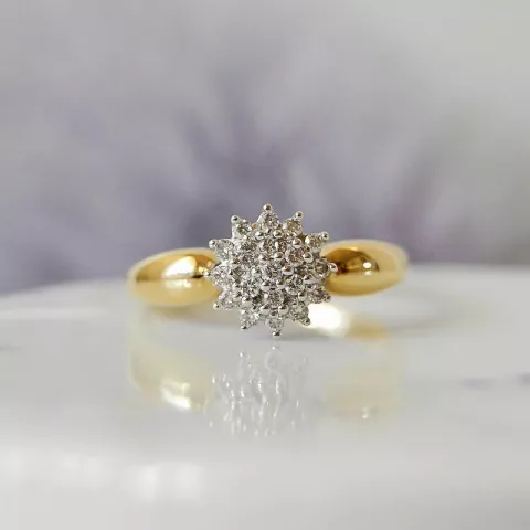 Koop Verlovingsring Neta in 0.8 Karaat Rond geslepen 14K Wit Goud Diamant
