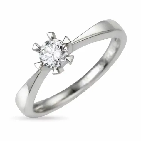 0,30 ct lab grown diamant ring in 14 karaat witgoud 0,30 ct