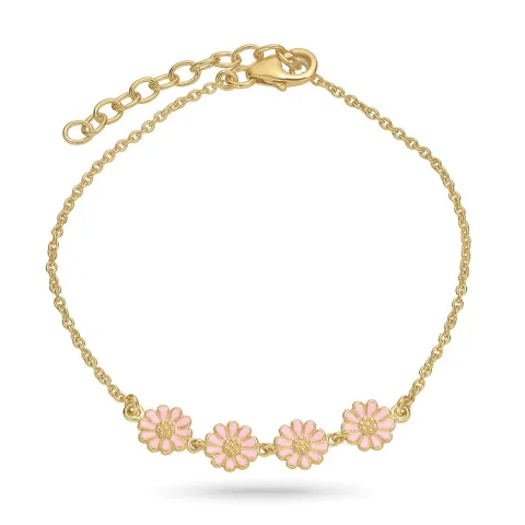 margriet pink armband in verguld sterlingzilver