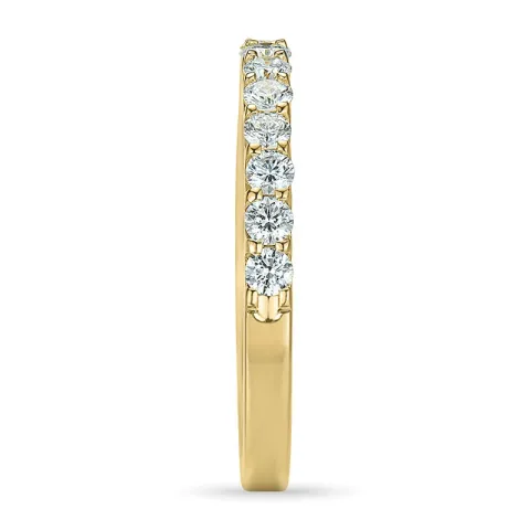 Diamant mémoire ring in 14 karaat goud 0,51 ct