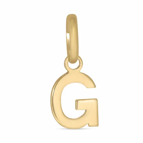 letter g hanger in 8 karaat goud