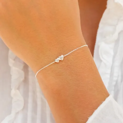 hart armband in zilver