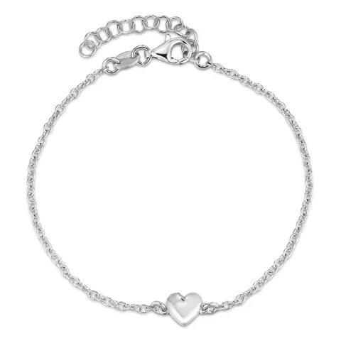 hart armband in zilver