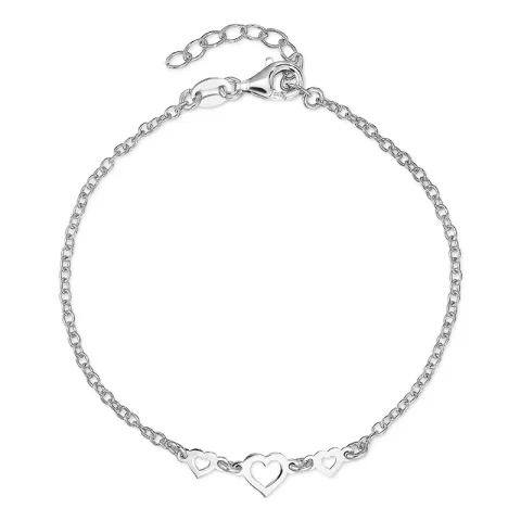 hart armband in zilver