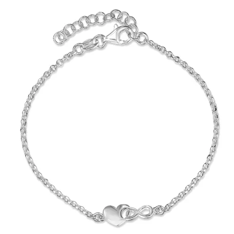 hart armband in zilver