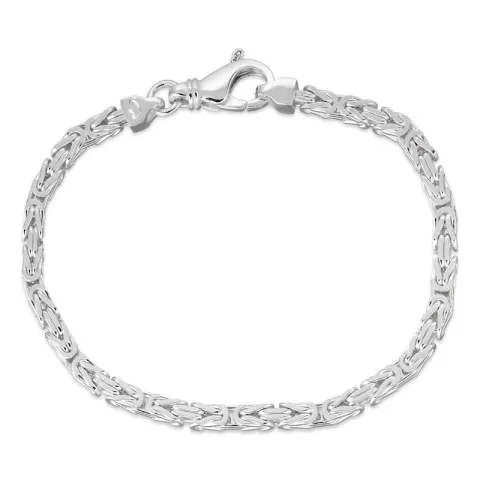 koning armband in zilver 18,5 cm x 3,2 mm