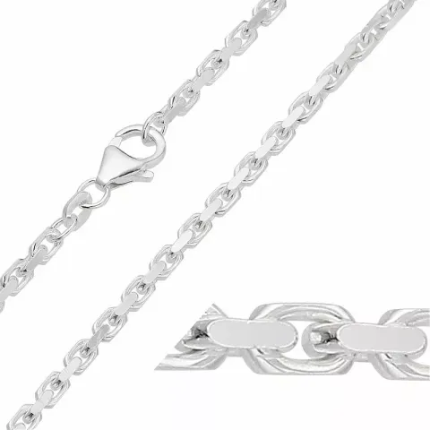 BNH Anker facet ketting in zilver 38 cm x 2,1 mm