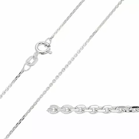 BNH Anker facet ketting in zilver 45 cm x 1,1 mm