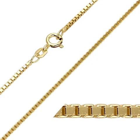 BNH venetiaanse ketting in 8 karaat goud 38 cm x 1,5 mm