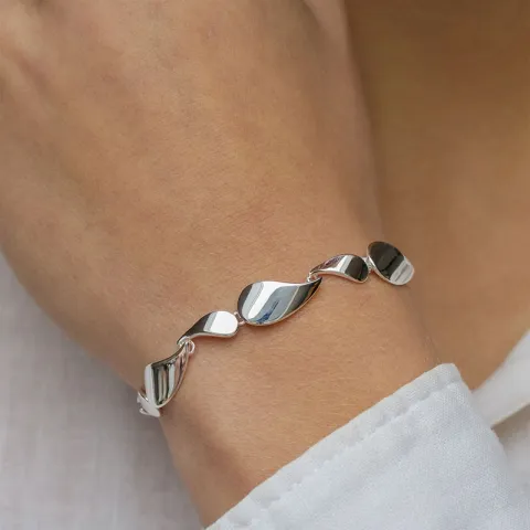 armband in zilver  x 