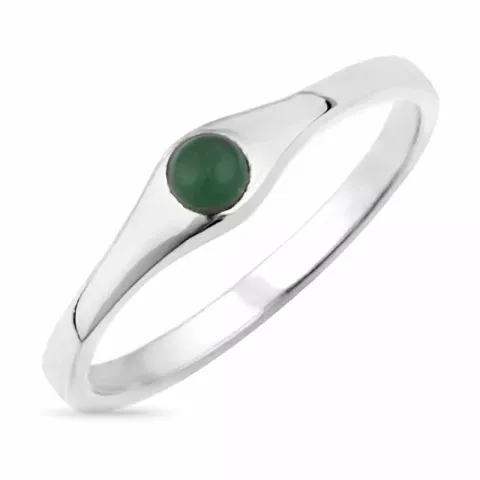 verzamelmonster jadesteen ring in zilver