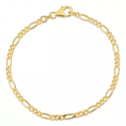 Figaro armband in 14 karaat goud 18,5 cm x 2,8 mm